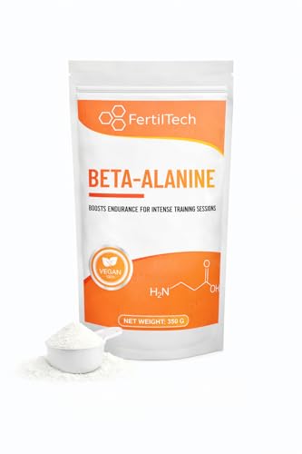 Beta-Alanina en Polvo 350 g – 116 Porciones (3 Meses) – Pureza ≥ 99% – Alta Calidad – Sin Aditivos – Sin Sabores – Vegano – Sin OMG – Envasado en Francia