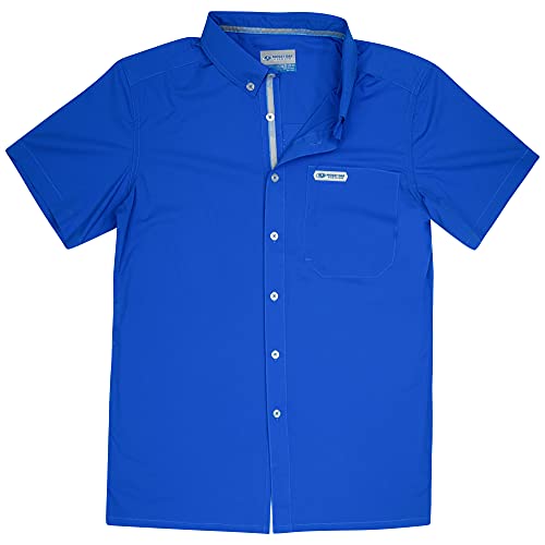 Chemise de pêche Mossy Oak à manches courtes couleur noblesse taille XL pour homme