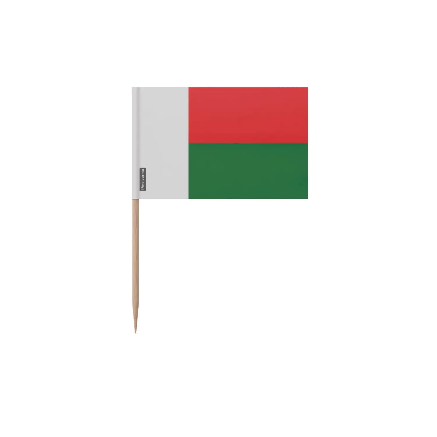 Cure-dents drapeau Madagascar pour réussir la décoration d'un buffet