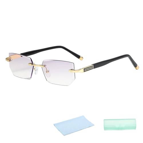 Precision Tool Adjustable Focus Assist, Self Focusing Glasses, Self Adjustable Reading Glasses, Golden..