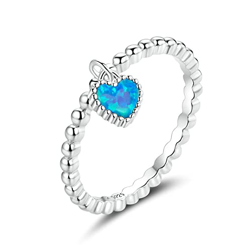 Anneau bleu profond pour femme idéal comme cadeau de fiançailles romantique