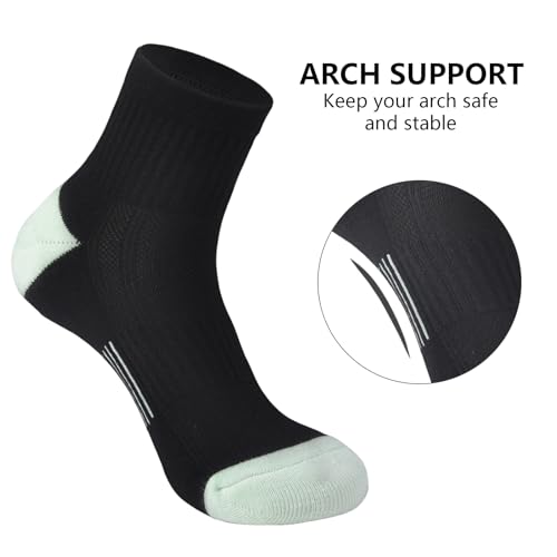 Womens Hiking Socks Athletic Running Cushioned Ankle Socks2