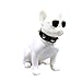 Produktbild LHY HOME Bulldogge Bluetooth Lautsprecher, Tragbarer Musikbox, Bluetooth Control Dog Lautsprecher Geschenk An Freunde Jungen Mädchen Kind Kind Lehrer Geburtstag Weihnachten,Weiß