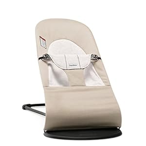 BABYBJÖRN Bouncer Balance Soft, Cotton/Jersey, Beige/Gray