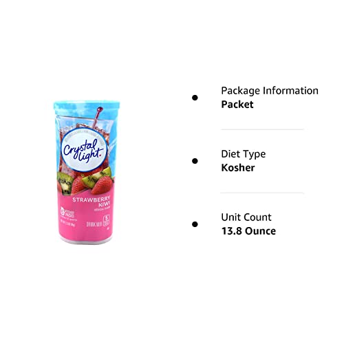 Crystal Light Strawberry Kiwi Drink Mix (12-Quart), 2.3-Ounce Canisters (Pack Of 6) #TOP5