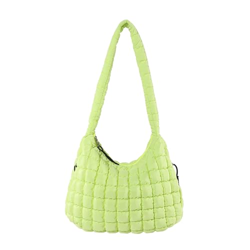 Image of Woven Tote Handbag for Women Vegan Leather Purses, Top-handle Bag, Underarm, Trendy Braided Shoulder Bag Clutch (Yellow)