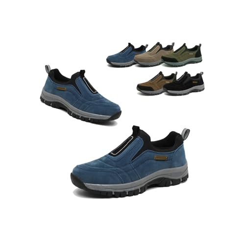 Men's Comfortable Waterproof Breathable Orthopedic Walking Shoes,Orthopedic Slip On Hiking Shoes Walking Orthopedic Shoes
