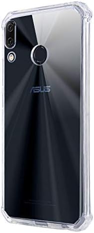 Compatible con Zenfone 5 ZS620KL / 5Z ZE620KL X00PD X00QD/ Asus x00QSA (6.2) Funda cover case soft gel silicona protección flexible Slim mate suave TPU (transparente)