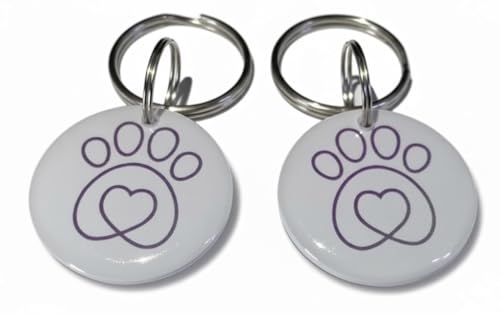 Compatibile / ricambio per Petsafe per microchip RFID collare tag chiave disco (confezione da 2)