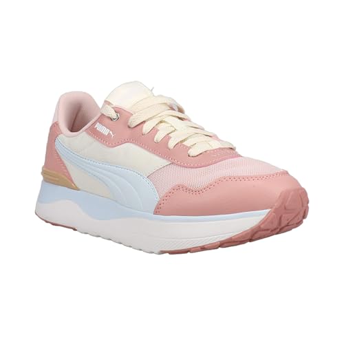 PUMA Womens Pulsar Graphic Lace Up Sneakers Shoes Casual - Off White, Pink2