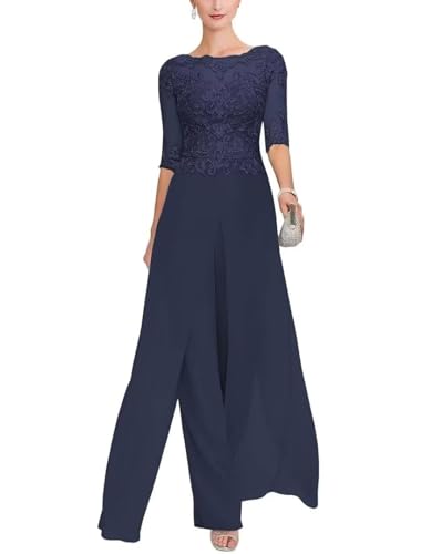 Mother of The Bride Pant Suits Jumpsuits Wedding Guest Dresses Women's Formal Outfit3