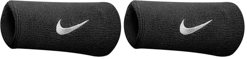 Nike Unisex - Erwachsene Nn05010os Armband, Black/White, Einheitsgröße EU (Packung mit 2)