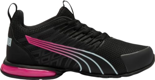 PUMA - Juniors Voltaic Evo Fade Shoes, Color Pink/Black, Size: 4 M US Big Kid