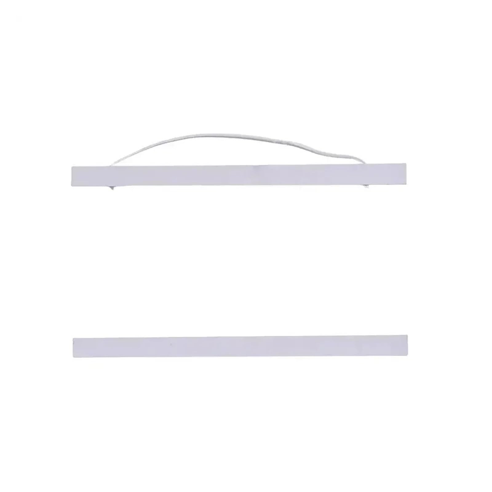8 Pcs / 2 Set Pine Wood Photo Picture Frame 31cm Poster Print Wooden Hanger Canvas Wall Art Craft For Posters Photos(White)