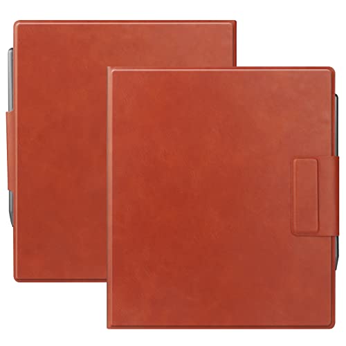 VOVIPO Custodia in carta digitale universale da 10,2 pollici, copertina per libro ultra sottile e leggera con protezione Cornor compatibile con Kindle Scribe 10.2/BOOX Note Air 2/Air 2 Plus 10.3-Brown - Image 7