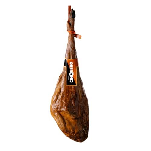 Maximiliano Jabugo - Jamón Cinqueño - Jamón 100% Ibérico - Pieza Completa de 9 kg - Exclusivo, Único y de Sabor Inigualable - Curación de 5 Años - Origen Sierra Huelva - Ideal para Compartir