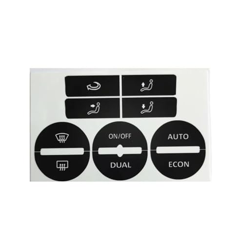 Autocollants boutons pour VW Passat 2005-2010 : kit de réparation console centrale