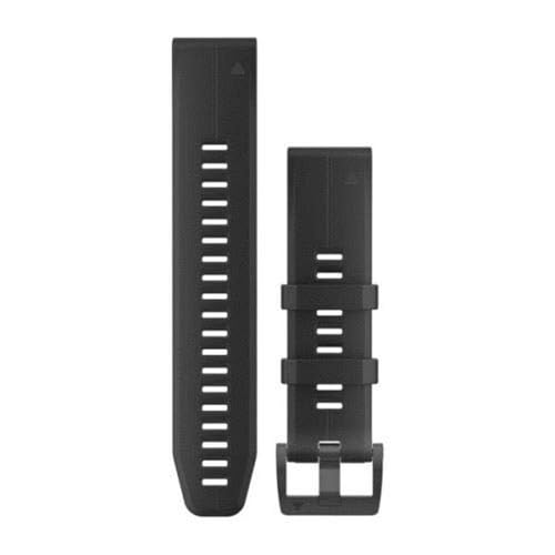 Image of Garmin QuickFit 22 Watch Band - Black Leather