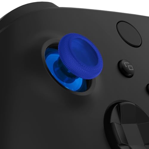 Image of eXtremeRate Thumbsticks for Xbox Series X|S, 4PCS Replacement Joysticks Repair Kit for Xbox Wireless Controller, Custom Accessories Analog Stick for Xbox One S /X /Elite Controller - Clear Blue