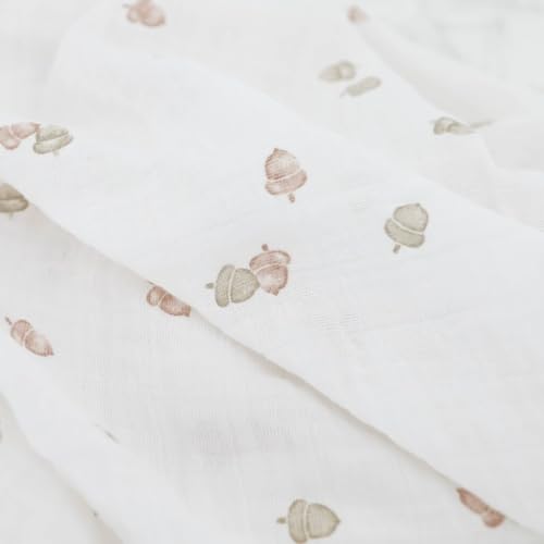 Image of Little Unicorn Muslin Swaddle Blanket for Newborns & Infants | Soft & Breathable Fabric | Set of 3 Baby Blankets for Swaddling, Nursing, Shower Gifts (Woodland Friends)