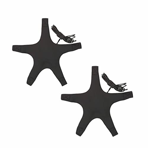 HOHXFYP 2 Pcs/Set Football Kick Trainer,Adjustable Resilient Football Training Belt,Hook Loop Fastener Resilient Soccer Kick Trainer,Help with Training Soccer