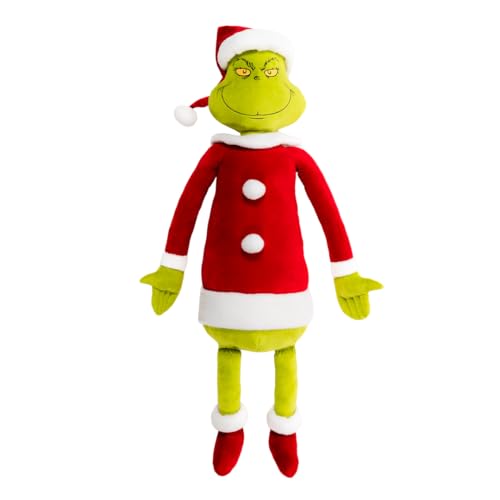 Franco Dr. Seuss The Grinch Holiday & Christmas Bedding Super Soft Life Size Plush 60 Inch Large Oversized Cuddle Pillow Buddy,(Officially Licensed Product) Collectibles