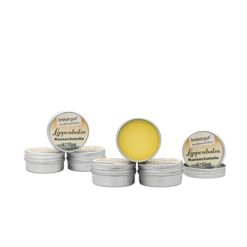 Cera d'api cura delle labbra, balsamo per labbra nutre e protegge le labbra, barattolo da 10 ml, prodotto per apicoltori