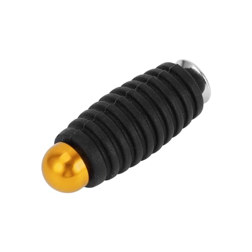 TUCKBOLD Motorcycle Shift Pedal Pad Rubber Aluminum Alloy | Gear Shifter Shift Lever Peg Pad Gold Tone 1 Pcs