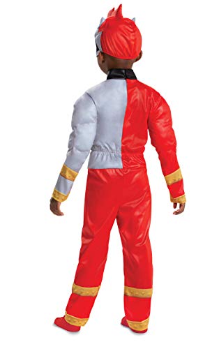 Disfraz Red Ranger talla 4-6 para niños miniatura 2