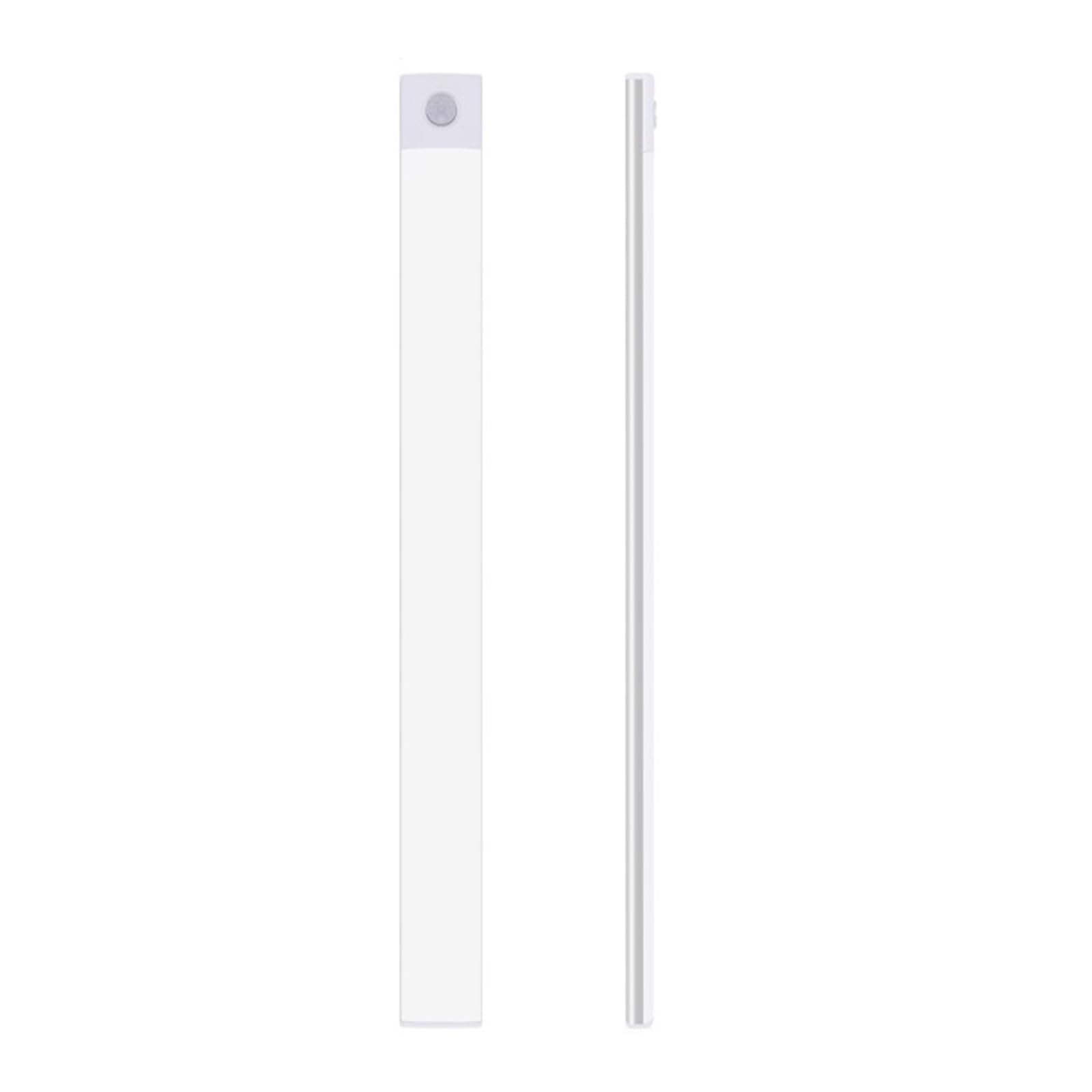 Luces Bajo Armario Luz Led For Armario, Lámpara Con Sensor De Movimiento Recargable Por USB, Tres Colores En Uno, Iluminación Interior For Cocina, 10/20/30/40/60cm(Silver-60cm-3 in 1)
