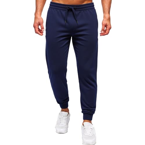 Pantalon de sport fuselé à coupe ample stretch pour homme