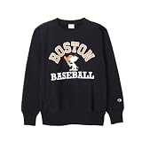 [チャンピオン] スウェット 長袖 11.5oz Relax Fit ラバ－グラフィックプリント PEANUTS スヌーピー REVERSE WEAVE (R) クル－ネックスウェットシャツ C3-C040-090-XL