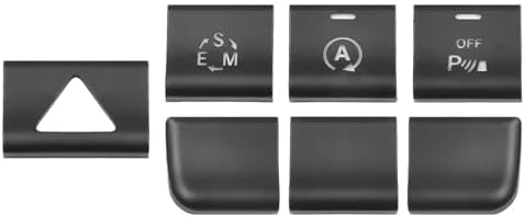 Car Air Conditioning Dash Button Sticker for Benz Classe B W246 2012 2013 2014 2015 2016 2017 2018 2019,Radio Dash Buttons Decal Replacement Stickers Auto Interior Accessories