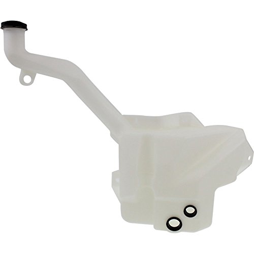 Evan-Fischer Washer Reservoir Windshield Expansion Tank w/Cap compatible with Vehicles Without Headlight Washer