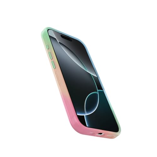Image of OtterBox Iphone 16 Pro Figura Series Case - Solstice Blue | Hydro-dipped Design, Ultra-Thin, Silicone iPhone Case, MagSafe iPhone Case with Camera Bumper