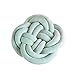 shuxuanltd Cuscino Knot Cuscino Annodato Cuscini per divani Cuscino Verde Annodato Cuscino Tondo Annodato Cuscino Decorativo per Camera da Letto Green