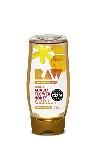 Raw Health Organic Squeezy Romanian Acacia Honey 350 g Pack 2 miniatura 1