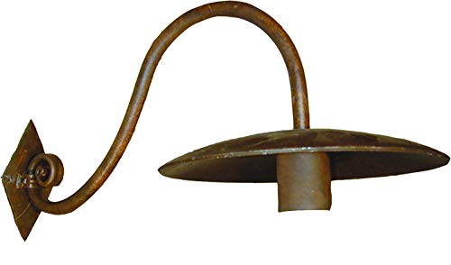 Prodotto made in Italy ARMONIE D\'EPOCA. Lampada da parete per esterno ed interno in ferro battuto, forgiata a mano, stile arte povera, ideale per ville e casali, made in Italy