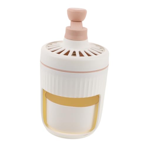 Mikinona Trituradora de Hielo Manual para Uso Doméstico Máquina de Afeitar Hielo Portátil para Smoothies y Bebidas Blanca Compacto Limpiar