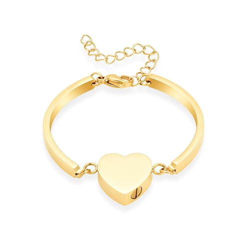 Bracelet de crémation pour cendres à porter au quotidien support urne discret acier inoxydable