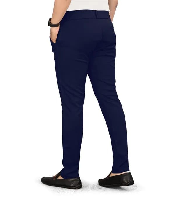Image of Men's Slim Fit Casual Chinos Pants Stretch Cotton Trousers with Flat Front, Comfortable Everyday TS K023 Parent