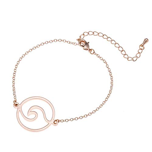Collier de série de Vagues Simples en argent pour femme