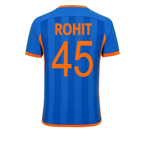 Image of Rohit Sharma 45 India Jersey New 2026 Jersey for (Boys,Men,Kids)