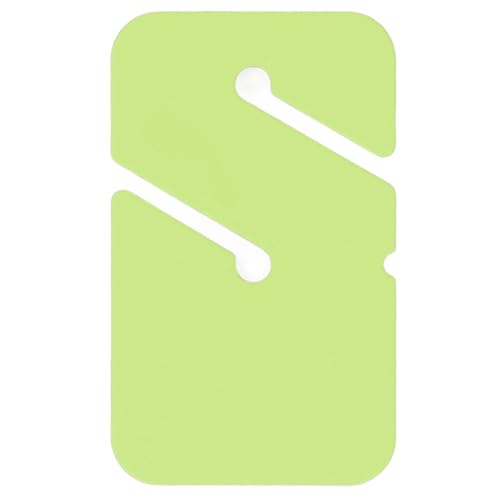 Gavigain Underwater Dive Markers, Compact and Lightweight, Enhanced Visibility, Set of 4, for Scuba Diving, Cave Diving, Wreck Diving and Technical Diving (Fluorescent Yellow)