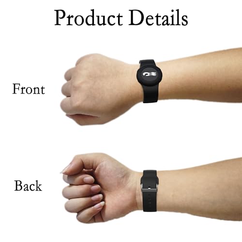 2-Pack Princess Cruise Medallion Holder Accessories & 4-Pack Waterproof Cruise Luggage Tag - Zip Seal Pouch for Carnival Ocean Medallion (2023, 2024, 2025) with 4 Colors Steel Loops, Black/Blue3