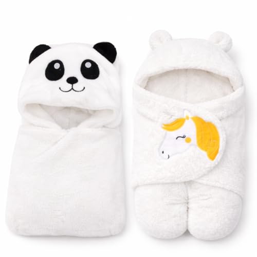 Image of First Kick Baby Blanket Newborn Combo Gift Pack of Swaddle Wrapper & Baby Bath Towel, 0-9 Months, Length 68 cm x Width 68 cm, Pack of 2 Pcs.