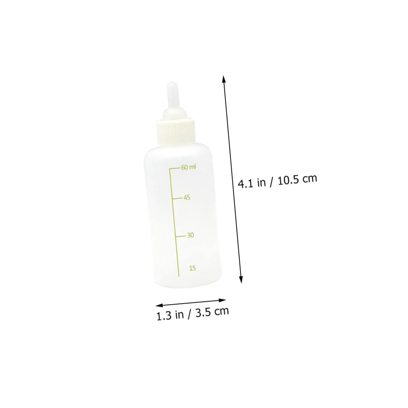 VICASKY Pet Feeding Bottles for Kittens Puppies 2 Pack Silicone Nursers Cat Dog Milk Bottles Baby Pet