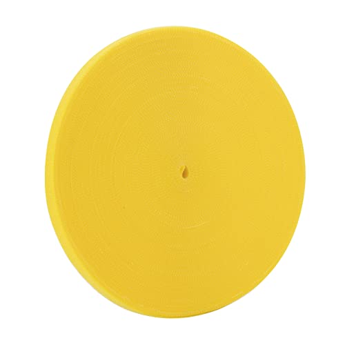 Ruban adhésif de fixation réutilisable crochet boucle jaune