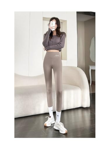 Image of Celary Women's Nude Fleece Lined Leggings - Winter Warm Pantyhose Look, Thermal Tights, Soft & Stretchable Winter Stockings