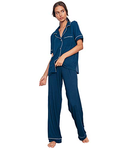Eberjey Gisele Short Sleeve Pant PJ Set